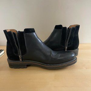 Men's Black Leather Boots